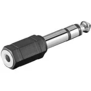 PremiumCord adaptér 6, 3mm Stereo plug - 3, 5mm Stereo jack (M/F)