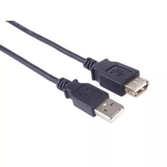 PremiumCord kábel predlžovací USB 2.0, AA, 0, 5m, čierna PremiumCord kábel predlžovací USB 2.0, AA, 0, 5m, čierna