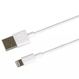 PremiumCord nabíjací a synchronizačný kábel Lightning iPhone, 8pin - USB AM/M, 1m