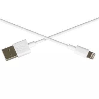 PremiumCord nabíjací a synchronizačný kábel Lightning iPhone, 8pin - USB AM/M, 1m