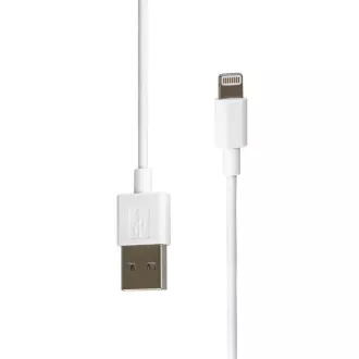PremiumCord nabíjací a synchronizačný kábel Lightning iPhone, 8pin - USB AM/M, 1m