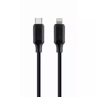 GEMBIRD Kábel USB 2.0 Type-C na Ligtning (CM/8pinM), 1, 5m, dátový, čierna