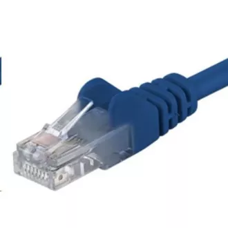 PremiumCord Patch kábel UTP RJ45-RJ45 CAT6 0.5m modrá