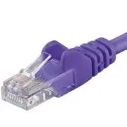 PremiumCord Patch kábel UTP RJ45-RJ45 CAT6 7m fialová