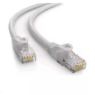 C-TECH kábel patchcord Cat6e, UTP, sivý, 1, 5m