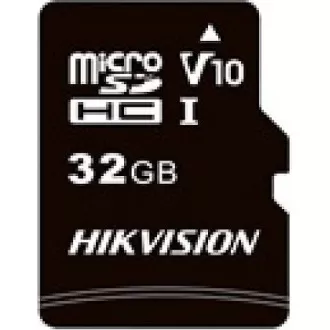 HIKVISION MicroSDHC karta 32GB C1 (R: 92MB/s, W: 15MB/s) + adaptér