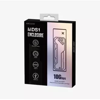 HIKSEMI externý box MDS1, M.2 SATA NVMe Enclosure, Až 2280, čierna