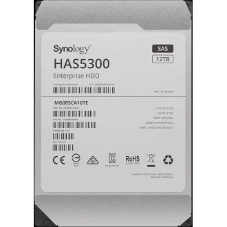 Synológia 3, 5" HDD HAS5300-12T (NAS) (12TB, SAS, 7200 RPM, 256MB)