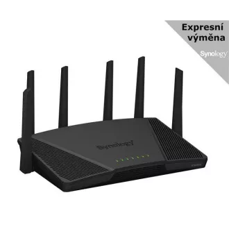 Synológia RT6600ax MESH WiFi6 router (AX6000, 2, 4GHz/5GHz, 3xGbELAN, 1x2, 5GbELAN, 1xGbEWAN, 1xUSB3.2)