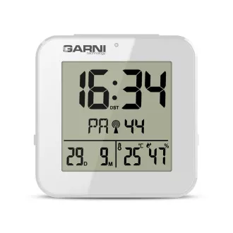 GARNI 138W - digitálny budík s teplomerom a vlhkomerom, biela GARNI 138W - digitálny budík s teplomerom a vlhkomerom, biela