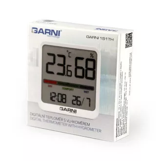 GARNI 151TH - Digitálny teplomer s vlhkomerom pre vnútorné použitie