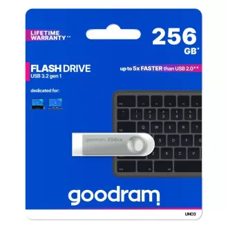GOODRAM Flash Disk UNO3 32GB, USB 3.2 Gen1, strieborná