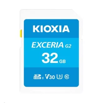 KIOXIA SD Karta Exceria 32GB N203, UHS-I, U3, V30, Class 10 KIOXIA SD Karta Exceria 32GB N203, UHS-I, U3, V30, Class 10
