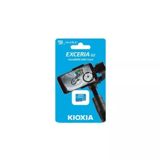 KIOXIA microSDXC Karta EXCERIA G2 128 GB, UHS-I U3 V30, s Adaptérom
