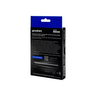 GOODRAM externý SSD Move Ridge 1TB, USB-C 3.2 Gen2x2, (R:2000/W:2000MB/s), čierna