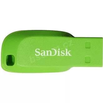 SanDisk Flash Disk 32GB Cruzer Blade, USB 2.0, zelená