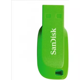 SanDisk Flash Disk 32GB Cruzer Blade, USB 2.0, zelená