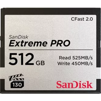 SanDisk CFAST 2.0 512GB Extreme Pro (525 MB/s VPG130)