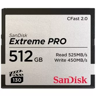 SanDisk CFAST 2.0 512GB Extreme Pro (525 MB/s VPG130)