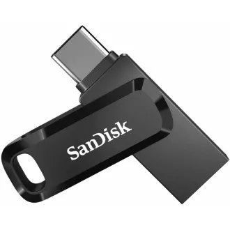 SanDisk Flash Disk 64GB Ultra Dual Drive Go, USB-C 3.2, Čierna