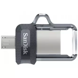 SanDisk Flash Disk 64GB Ultra Dual Drive Go, USB-C 3.2, Čierna