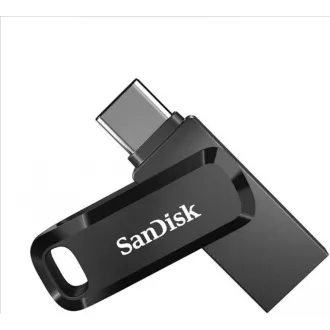 SanDisk Flash Disk 256GB Ultra Dual Drive Go, USB-C 3.2, Čierna
