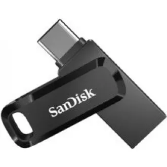 SanDisk Flash Disk 256GB Ultra Dual Drive Go, USB-C 3.2, Čierna