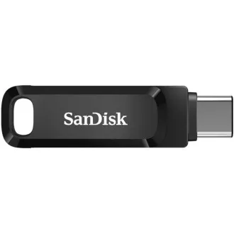 SanDisk Flash Disk 256GB Ultra Dual Drive Go, USB-C 3.2, Čierna