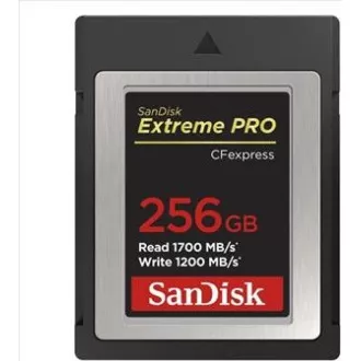SanDisk Extreme Pro CFexpress Card 256GB, Type B, 1700MB/s Read, 1200MB/s Write