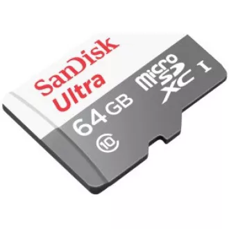 Sandisk MicroSDXC karta 64GB Ultra (80MB/s, Class 10 UHS-I, Android)