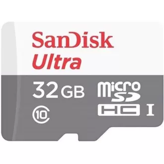 SanDisk MicroSDHC karta 32GB Ultra (80MB/s, Class 10 UHS-I, Android)