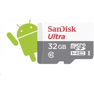 SanDisk MicroSDHC karta 32GB Ultra (80MB/s, Class 10 UHS-I, Android)