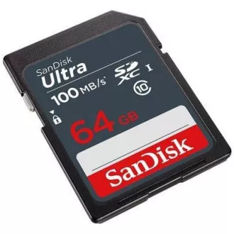 SanDisk SDXC karta 64GB Ultra (100MB/s Class 10 UHS-I)