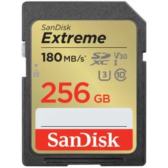 SanDisk SDXC karta 256GB Extreme (190 MB/s Class 10, UHS-I U3 V30) - Rozbalené SanDisk SDXC karta 256GB Extreme (190 MB/s Class 10, UHS-I U3 V30) - Rozbalené