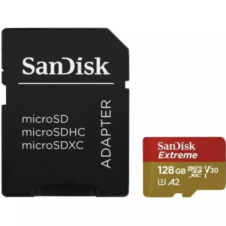 SanDisk micro SDXC karta 128 GB Extreme Mobile Gaming (190 MB/s Class 10, UHS-I U3 V30)