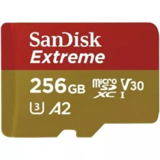 SanDisk micro SDXC karta 256 GB Extreme Mobile Gaming (190 MB/s Class 10, UHS-I U3 V30)
