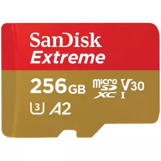 SanDisk micro SDXC karta 256 GB Extreme Mobile Gaming (190 MB/s Class 10, UHS-I U3 V30) SanDisk micro SDXC karta 256 GB Extreme Mobile Gaming (190 MB/s Class 10, UHS-I U3 V30)