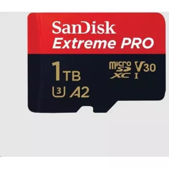 SanDisk micro SDXC karta 1TB Extreme PRO (200 MB/s Class 10, UHS-I U3 V30) + adaptér