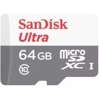 SanDisk Ultra microSDXC karta 64 GB (140 MB/s, A1, Class 10, UHS-I) - Imaging Packaging + SD adaptér