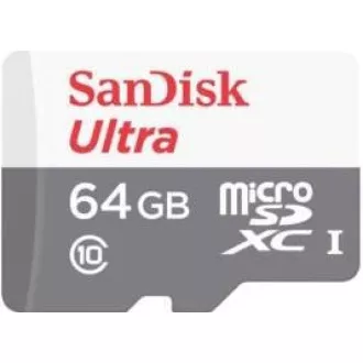 SanDisk Ultra microSDXC karta 64 GB (140 MB/s, A1, Class 10, UHS-I) - Imaging Packaging + SD adaptér SanDisk Ultra microSDXC karta 64 GB (140 MB/s, A1, Class 10, UHS-I) - Imaging Packaging + SD adaptér