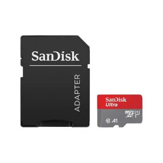 SanDisk MicroSDXC karta 64 GB Ultra (140 MB/s, A1 Class 10 UHS-I) + adaptér SanDisk MicroSDXC karta 64 GB Ultra (140 MB/s, A1 Class 10 UHS-I) + adaptér