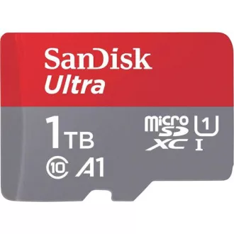 SanDisk Micro SDXC karta 1TB Ultra (150 MB/s, A1 Class 10 UHS-I) + adaptér