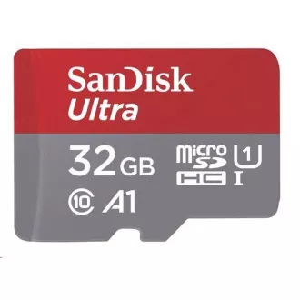 SanDisk MicroSDXC karta 128 GB Ultra (140 MB/s, A1 Class 10 UHS-I) + adaptér