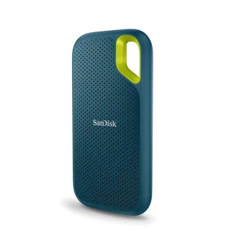SanDisk externý SSD 1TB Extreme Portable, (R1050 / W1000MB/s), USB 3.2 svetlo modrá SanDisk externý SSD 1TB Extreme Portable, (R1050 / W1000MB/s), USB 3.2 svetlo modrá