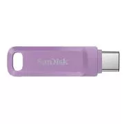 SanDisk Flash Disk 64GB Ultra Dual Drive Go, USB-C 3.2, Fialová