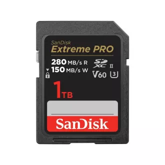 SanDisk MicroSDXC karta 1TB Extreme PRO (R: 280/W: 150 MB/s, UHS-II, V60)
