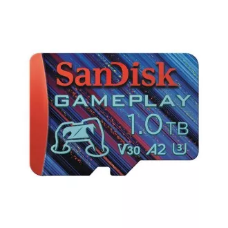 SanDisk MicroSDXC 1TB karta GamePlay (R:190/W:130 MB/s, UHS-I, V30, A2) SanDisk MicroSDXC 1TB karta GamePlay (R:190/W:130 MB/s, UHS-I, V30, A2)