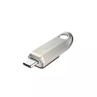 SanDisk Flash Disk 64GB Ultra Luxe, USB-C 3.2, Strieborná