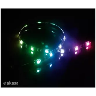 AKASA LED pásik Vegas MB, magnetický, 50cm, RGB 12V