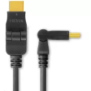 PREMIUMCORD Kábel HDMI A - HDMI AM/M 2m, otočné pozlátené konektory